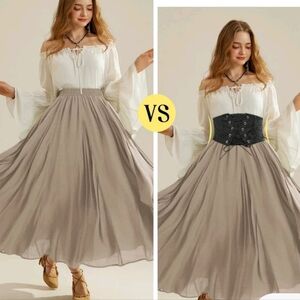 GRACE KARIN COSTUME BELT RENAISSANCE LACE FRONT CORSET BELT